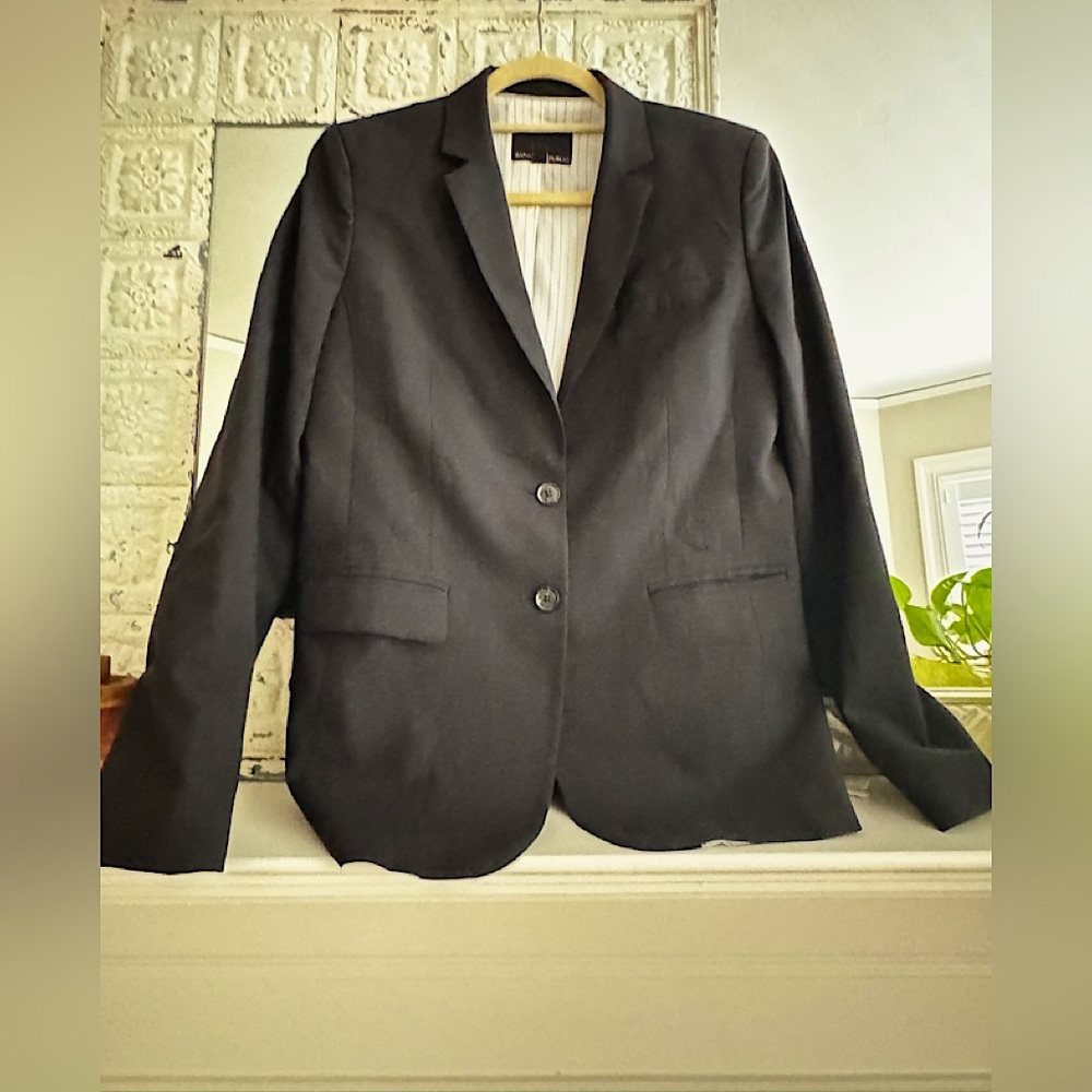 90’s Worsted Wool Blazer with a heart on the sleeve